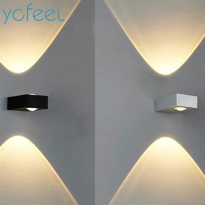 Wall Lamps Outdoor Waterproof IP65 6W LED Graden Lamp / Indoor Corridor Staircase Loft Balcony Lighting AC110V/220V