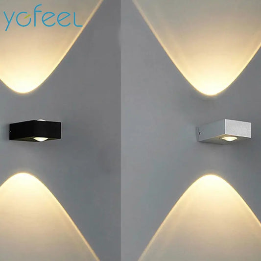 Wall Lamps Outdoor Waterproof IP65 6W LED Graden Lamp / Indoor Corridor Staircase Loft Balcony Lighting AC110V/220V