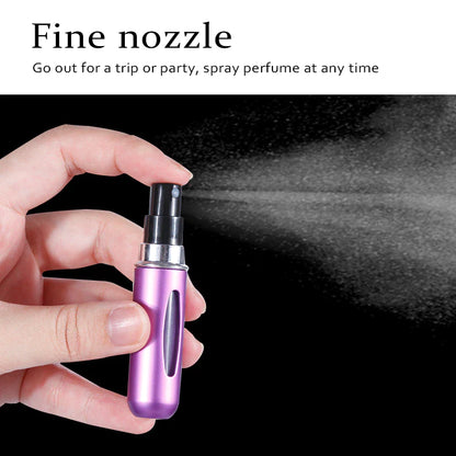 8Ml/5Ml Mini Bottle Refillable Perfume Spray with Spray Scent Pump Empty Cosmetic Containers Portable Atomizer Bottle