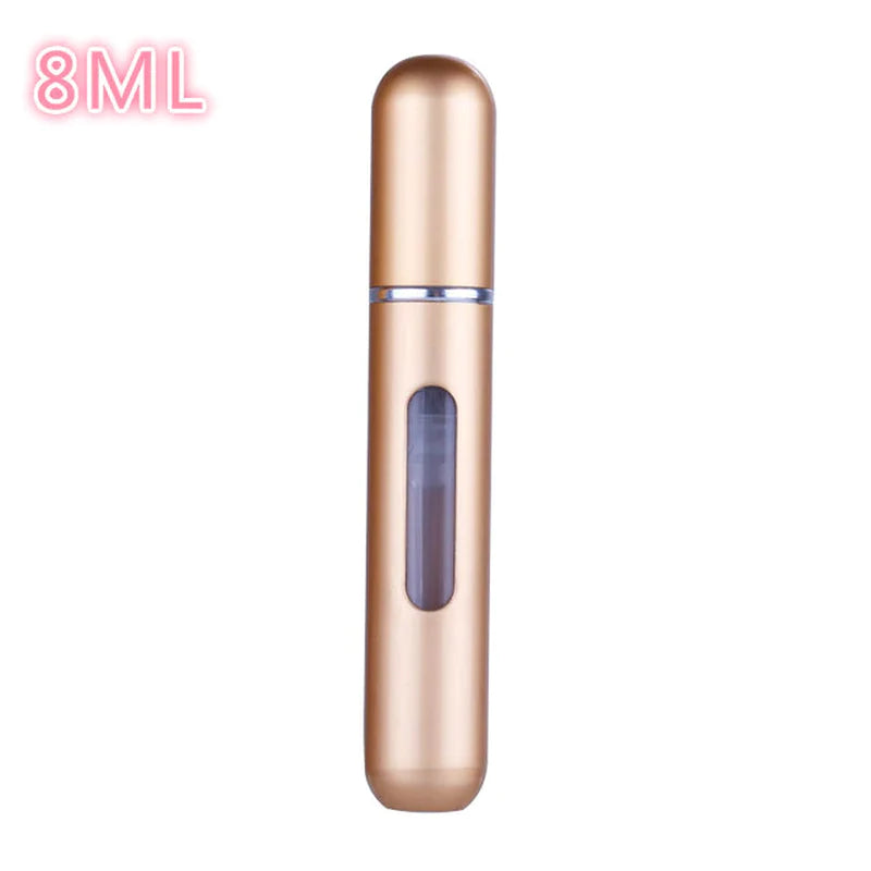 8Ml/5Ml Mini Bottle Refillable Perfume Spray with Spray Scent Pump Empty Cosmetic Containers Portable Atomizer Bottle