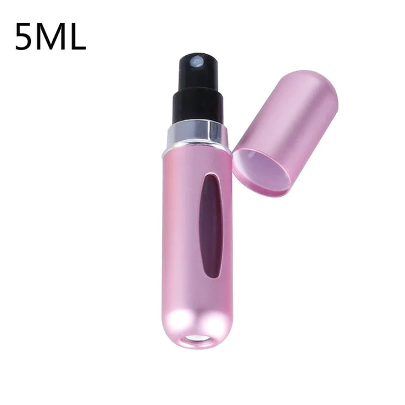 8Ml/5Ml Mini Bottle Refillable Perfume Spray with Spray Scent Pump Empty Cosmetic Containers Portable Atomizer Bottle