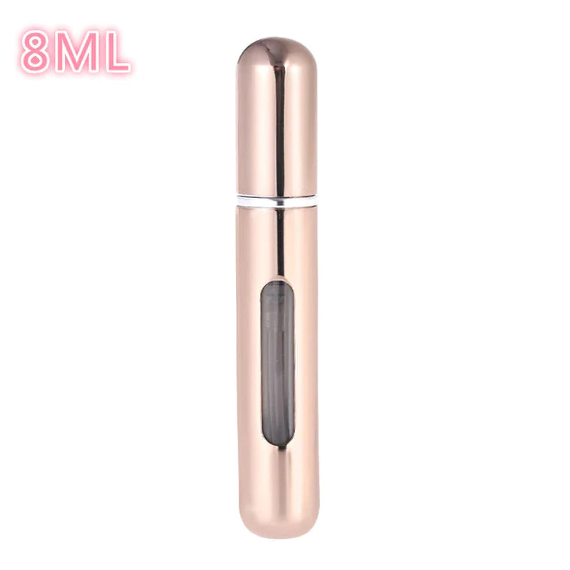 8Ml/5Ml Mini Bottle Refillable Perfume Spray with Spray Scent Pump Empty Cosmetic Containers Portable Atomizer Bottle