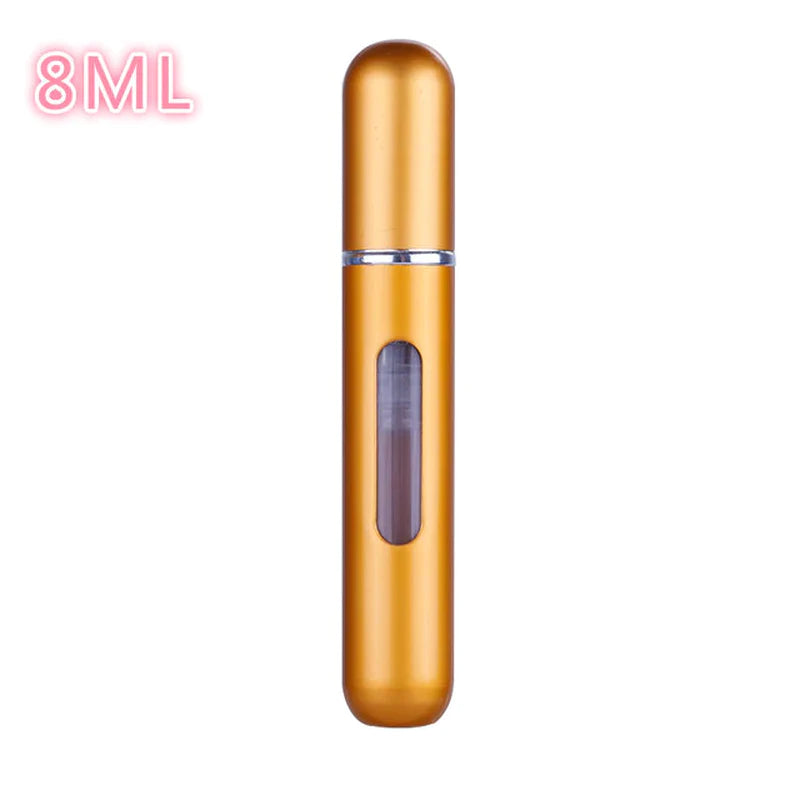 8Ml/5Ml Mini Bottle Refillable Perfume Spray with Spray Scent Pump Empty Cosmetic Containers Portable Atomizer Bottle