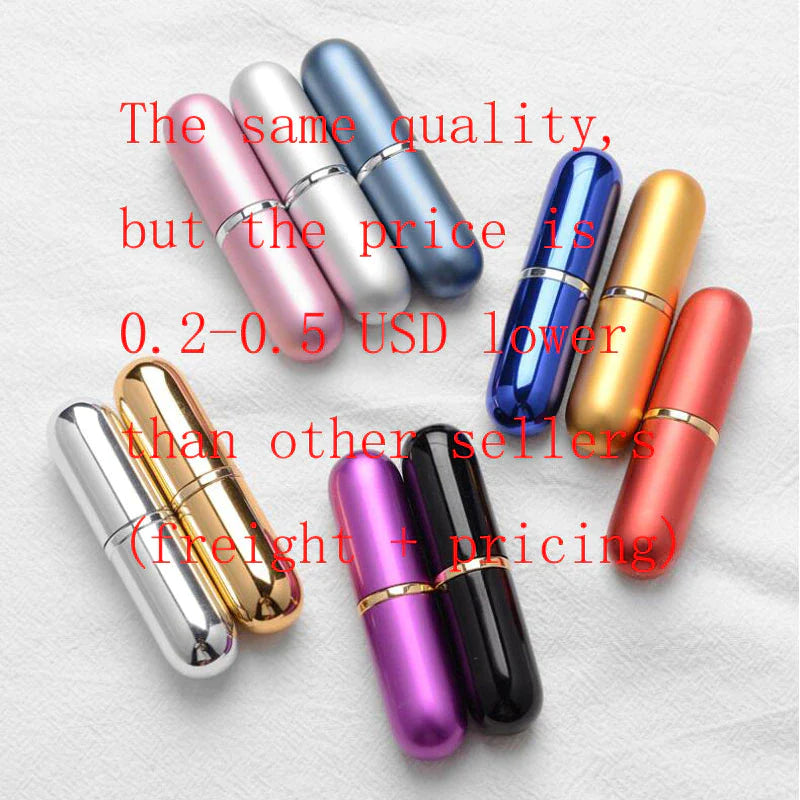 8Ml/5Ml Mini Bottle Refillable Perfume Spray with Spray Scent Pump Empty Cosmetic Containers Portable Atomizer Bottle