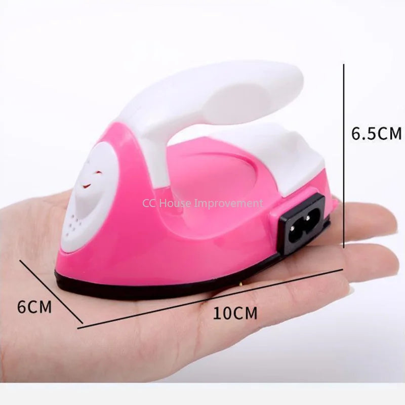 Mini Iron Portable DIY Toy Jigsaw Cloth Stickers Creative Painting Hot Paper Hot Drilling Spell Doudou Small Electric Iron