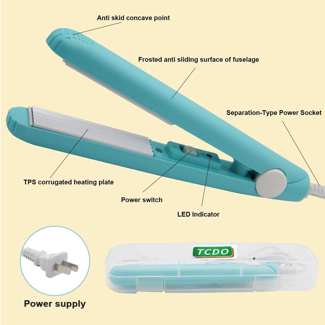 Chip Bag Sealer Handheld Bag Sealer Heat Seal Food Saver Bags Mini Kitchen Gadgets,Handheld Food Sealer Heat Sealer with 45"Power Cable for Mylar Bag Plastic Bag Food Sealer Bags(Blue)