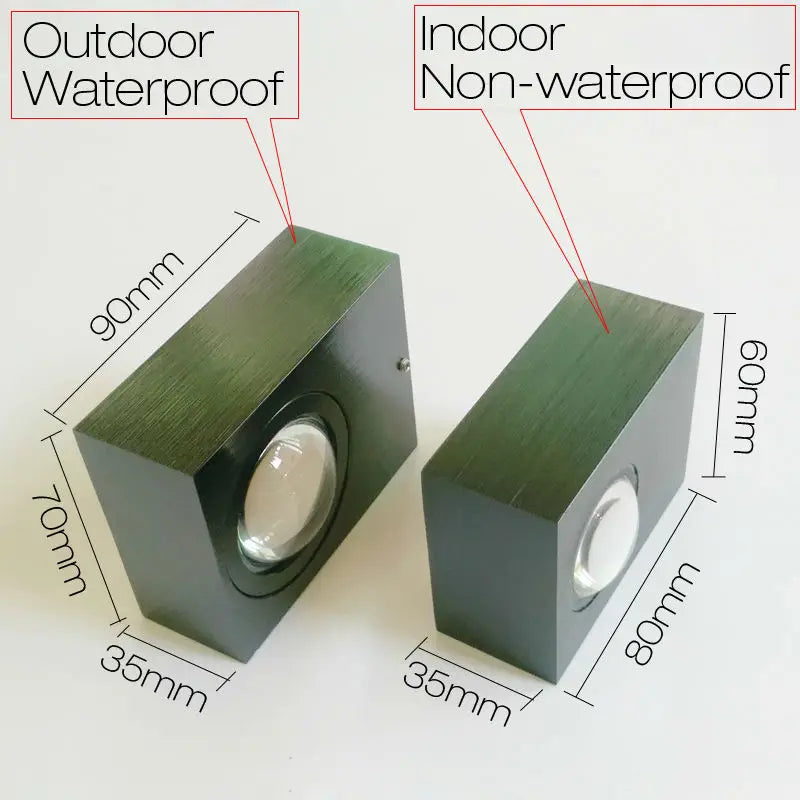 Wall Lamps Outdoor Waterproof IP65 6W LED Graden Lamp / Indoor Corridor Staircase Loft Balcony Lighting AC110V/220V