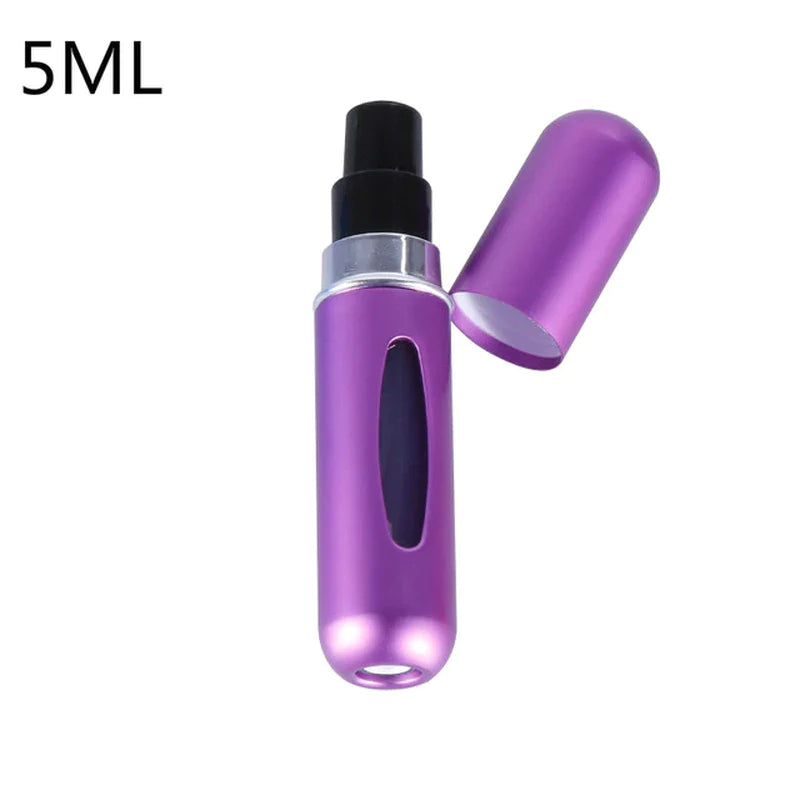 8Ml/5Ml Mini Bottle Refillable Perfume Spray with Spray Scent Pump Empty Cosmetic Containers Portable Atomizer Bottle